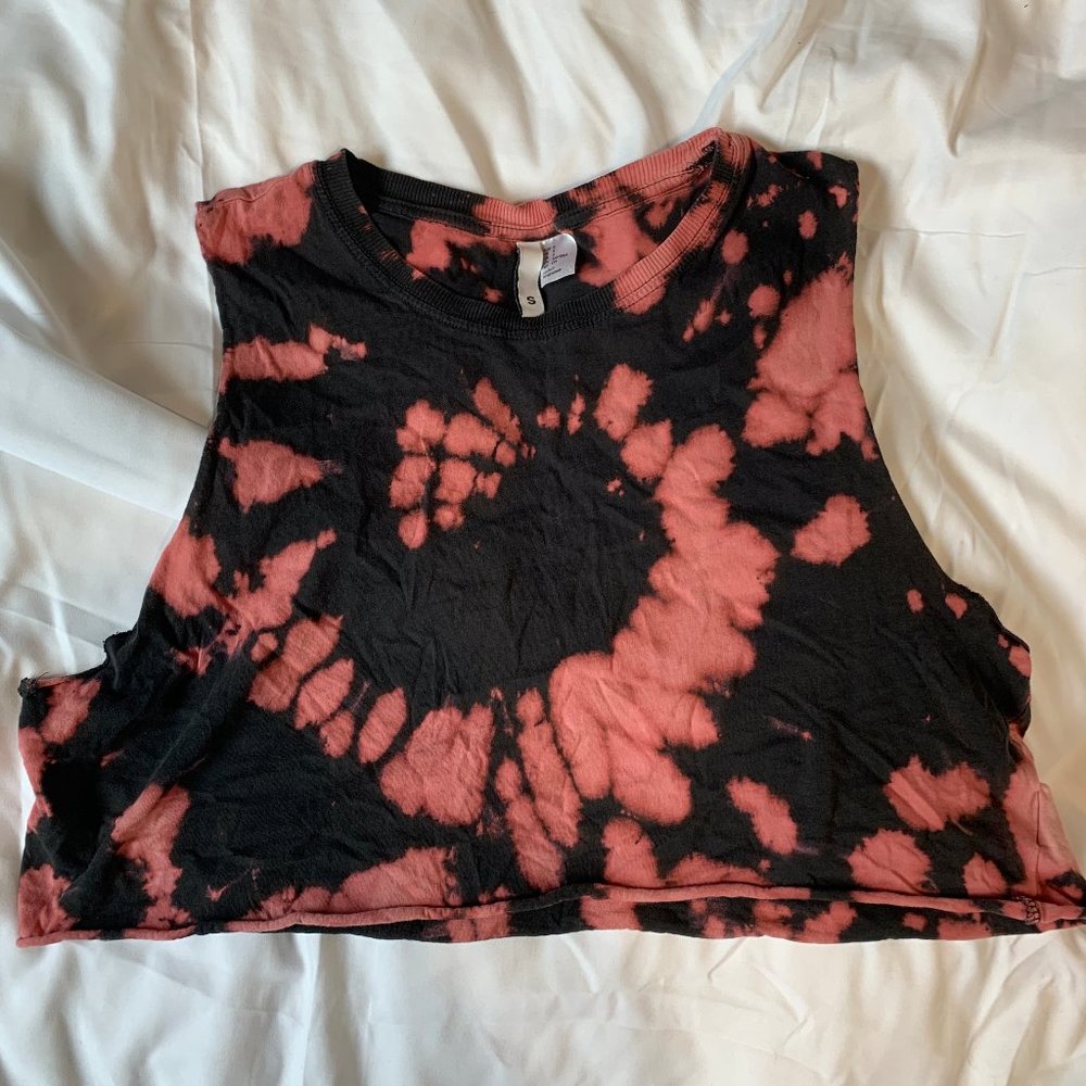 H&M Tie-Dye Sleeveless Crop Top Size S